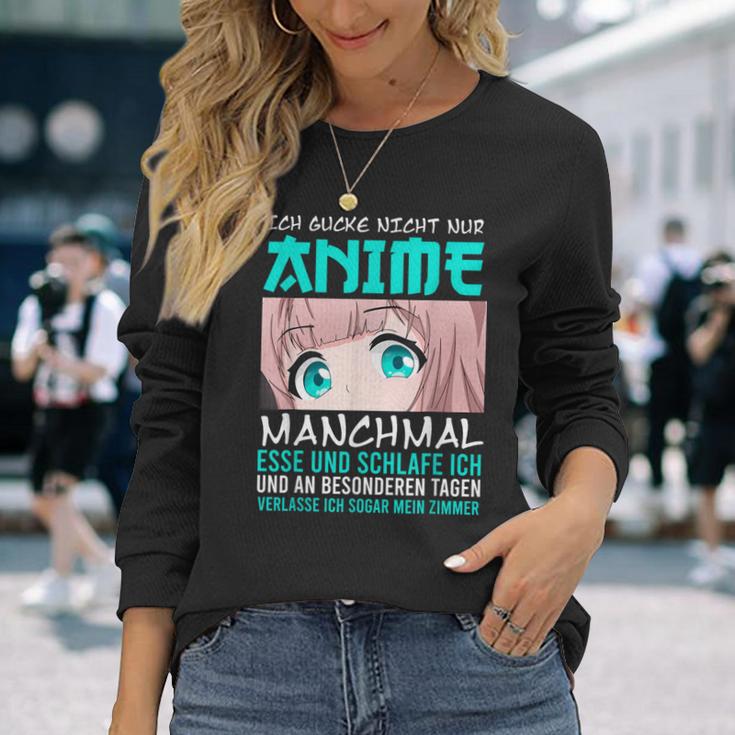 Ich Gucke Nicht Nur Anime Manga Kawaii Langarmshirts Geschenke für Sie