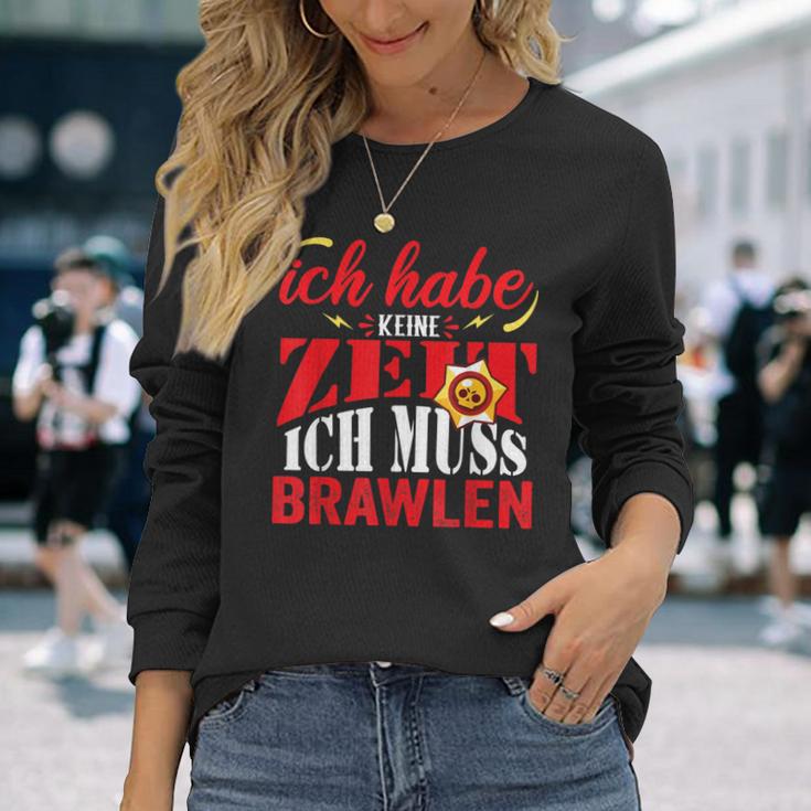 Ich Habe Keine Zeit Ich Muss Brawlen Brawl-Sterne Langarmshirts Geschenke für Sie