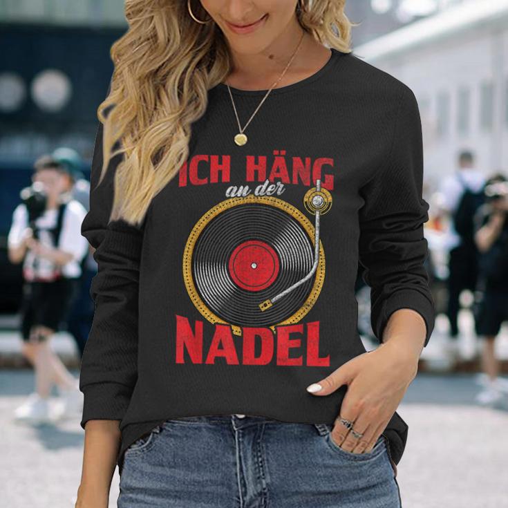 Ich Hänge An Der Nadel Inyl Record Langarmshirts Geschenke für Sie