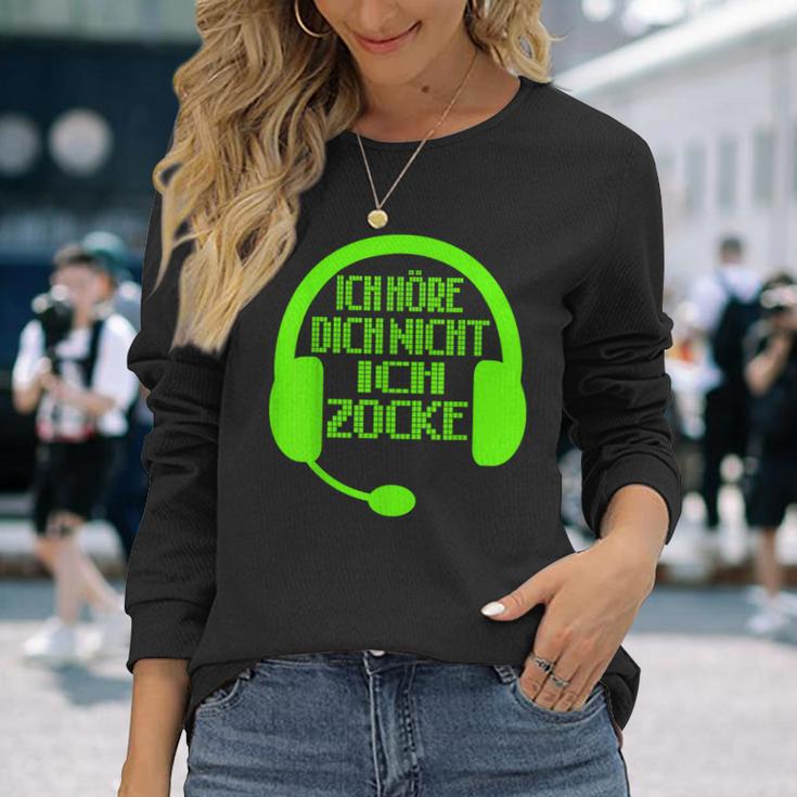 Ich Höre Dich Nicht Ich Zocke Gamer Langarmshirts Geschenke für Sie