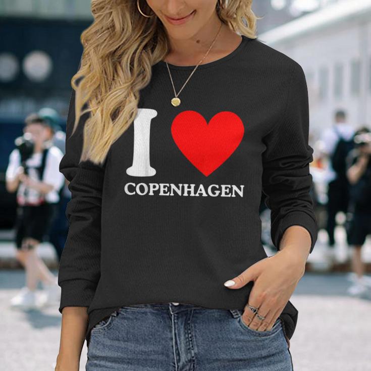 Ich Liebe Copenhagen I Heart Copenhagen Langarmshirts Geschenke für Sie