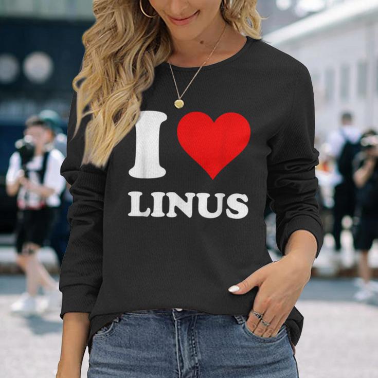 Ich Liebe Linus Langarmshirts Geschenke für Sie