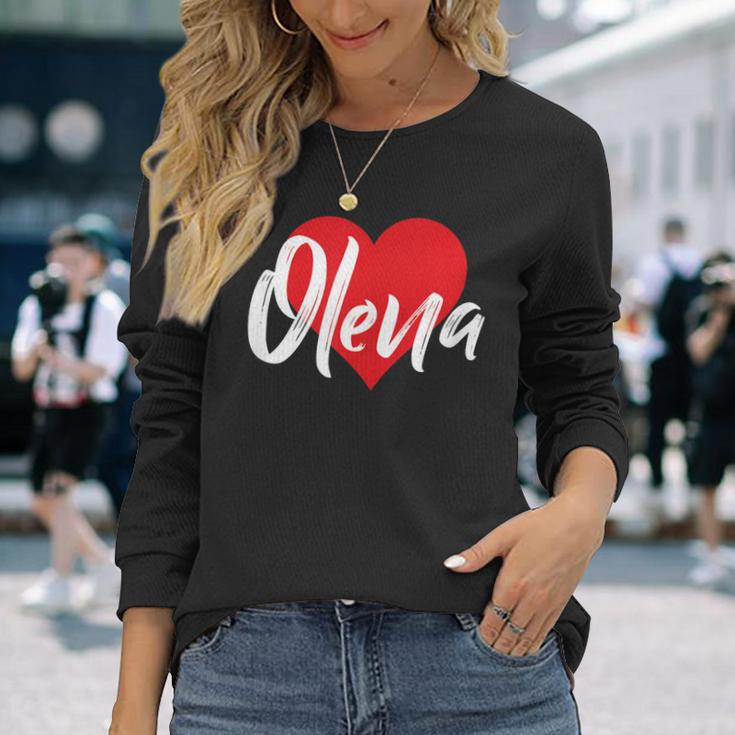 Ich Liebe Olena Langarmshirts Geschenke für Sie