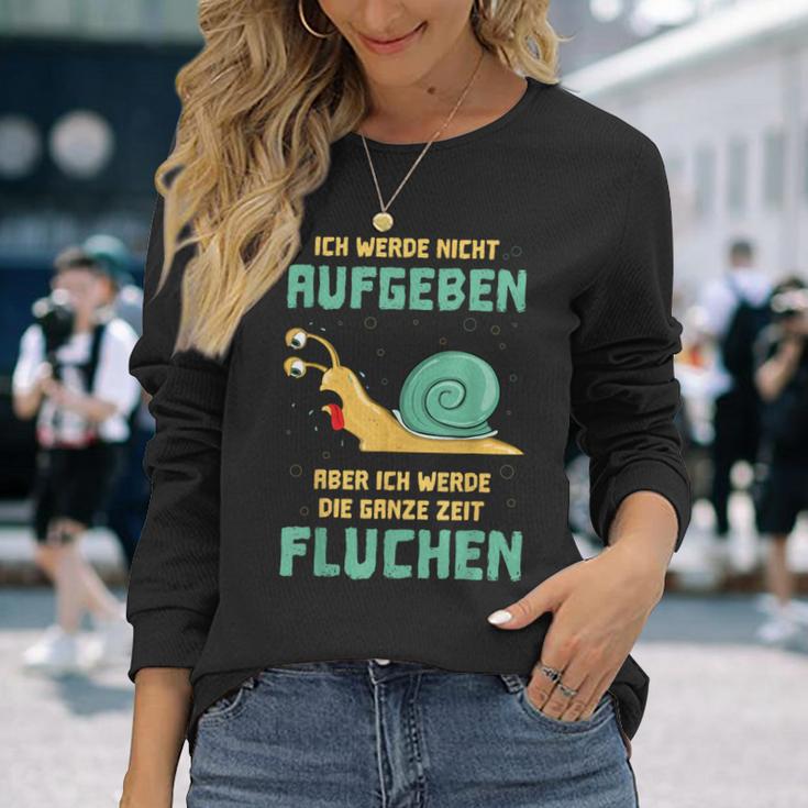 Ich Werde Nicht Aufgeben Aber Die Wanze Zeit Sausen Langarmshirts Geschenke für Sie