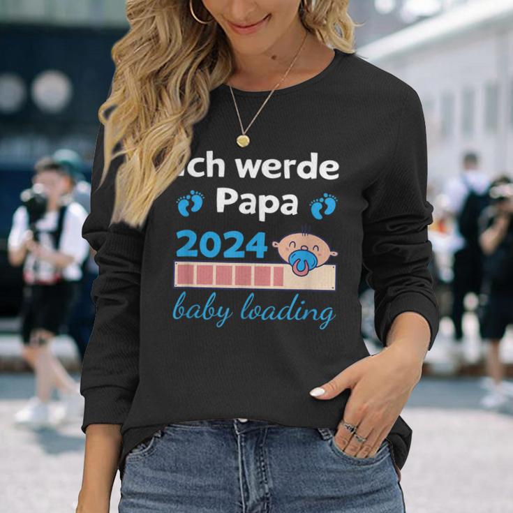 Ich Werde Papa 2024 Future Father Langarmshirts Geschenke für Sie