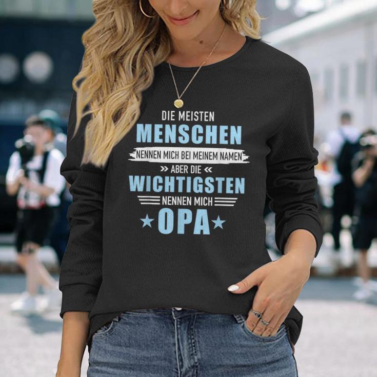 Important Menschen Nennen Mich Opa Meaning ' S Langarmshirts Geschenke für Sie