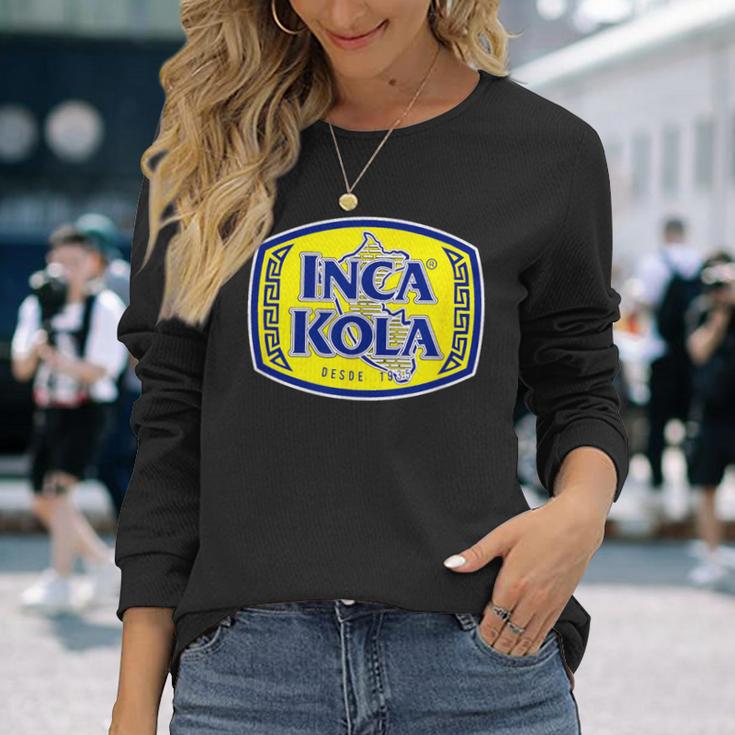 Inca Kola Soda Golden Kola Bubblegum Cream Soda Peru Long Sleeve T-Shirt Gifts for Her