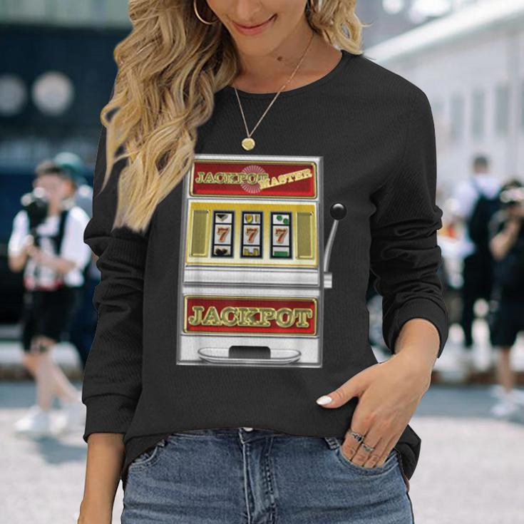 Jackpot Du Bist Ein Slot-Machine Nicht Annoying Costume Langarmshirts Geschenke für Sie