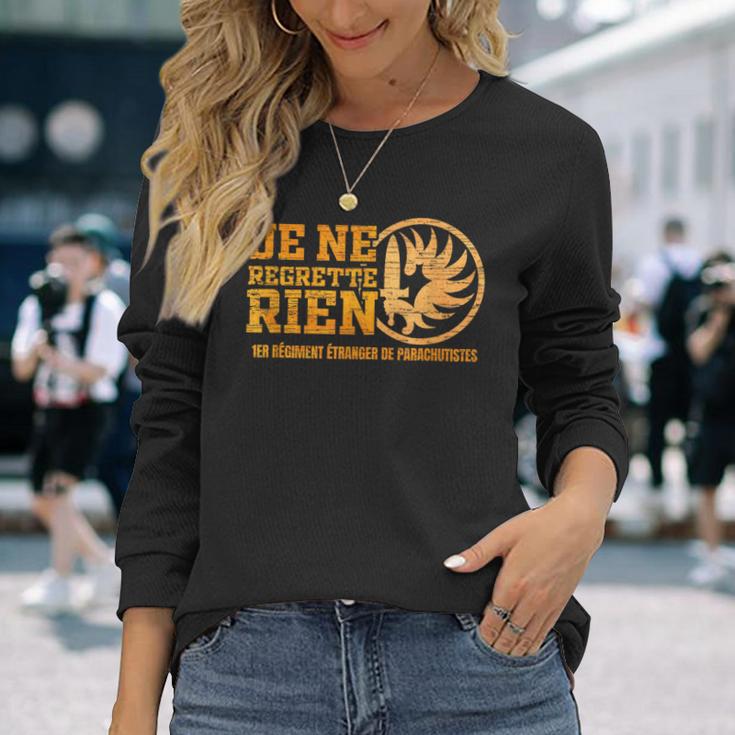 Je Ne Regret Rien Legion Etrangere S Langarmshirts Geschenke für Sie