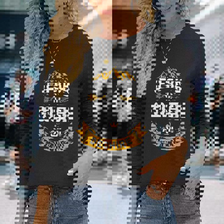 Je Suis Un Cousin Qui Déchire Idée Original Drôle T-shirt à manches longues Cadeaux pour elle