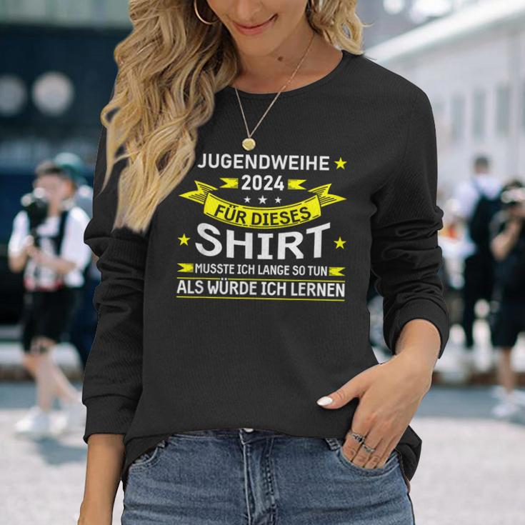 Jugendweihe 2024 Ich Lange So Tun Jugendweihe 2024 Langarmshirts Geschenke für Sie