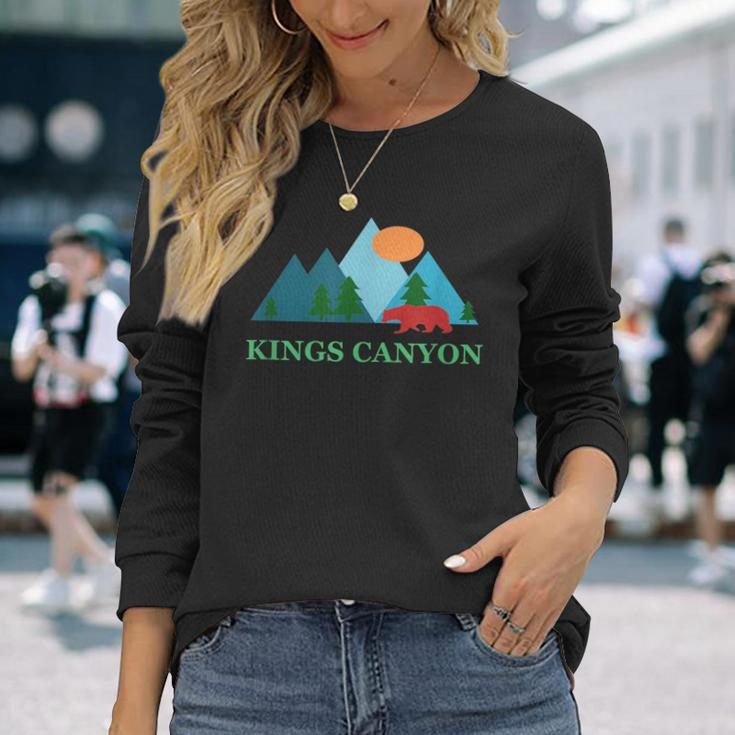 Kings Canyon National Park Vacation Souvenir Long Sleeve T-Shirt Gifts for Her