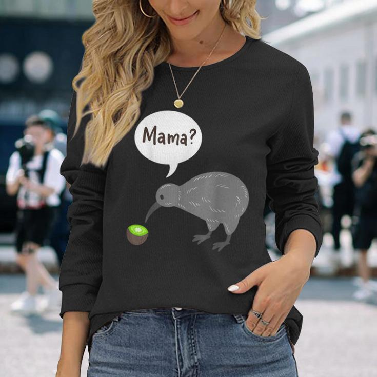 Kiwi Bird Kiwi Fruit New Zealand Langarmshirts Geschenke für Sie