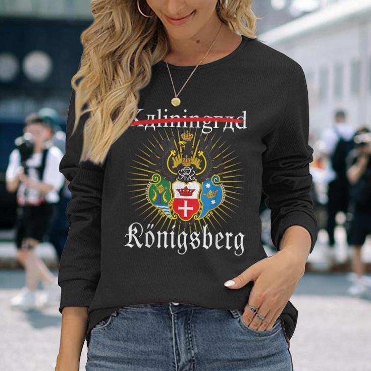 Königsberg Coat Of Arms East Prussia Prussia S Langarmshirts Geschenke für Sie