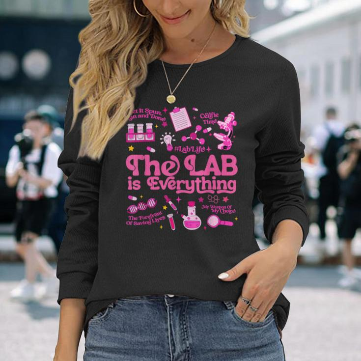 Lab Week 2024 Decorations Long Sleeve T-Shirt Gifts for Her