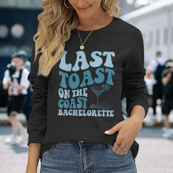 Last Toast On The Coast Margarita Beach Bachelorette Party Long Sleeve T-Shirt Gifts for Her