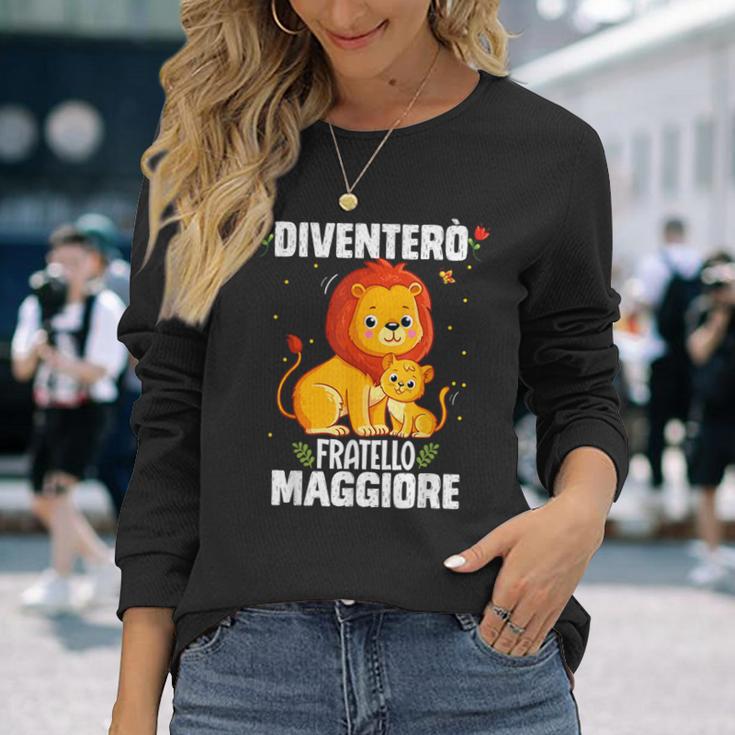 Leone Ich Bin Ein Großer Bruder Iventerò Fratello Maggiore Langarmshirts Geschenke für Sie