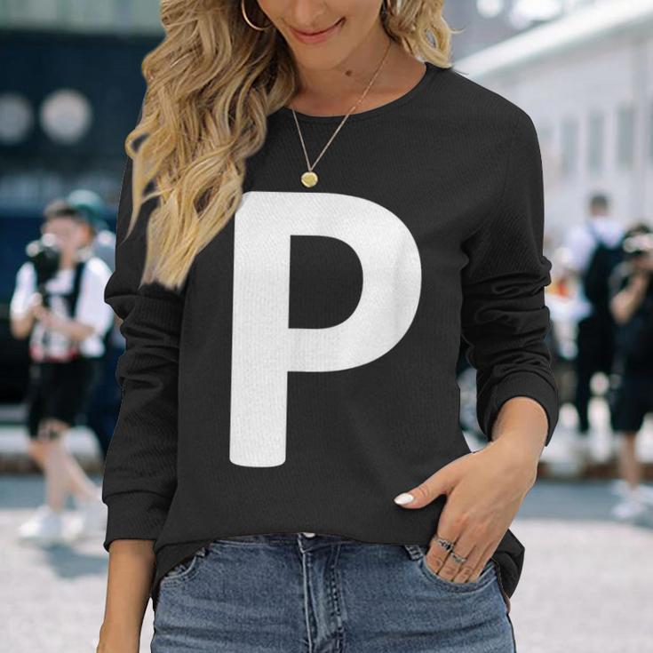 Letter P Langarmshirts Geschenke für Sie