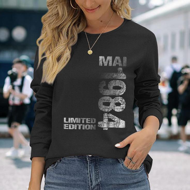 Limited Edition Mai 1984 Mann Frau 40 Geburtstag Langarmshirts Geschenke für Sie