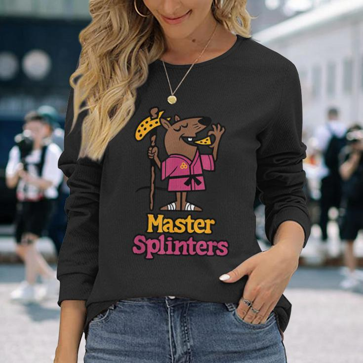 Master Splinters Pizza Long Sleeve T-Shirt Gifts for Her