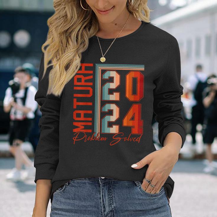 Matura 2024 Maturant Maturantin Graduation Langarmshirts Geschenke für Sie