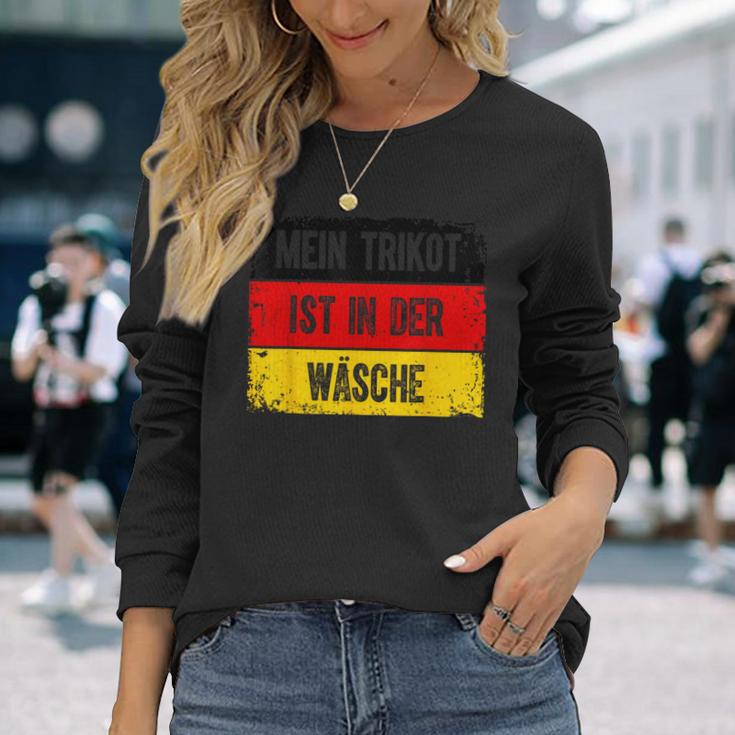 Mein Trikot Ist In Der Wäsche Deutschland Fanartikel Fußball Langarmshirts Geschenke für Sie