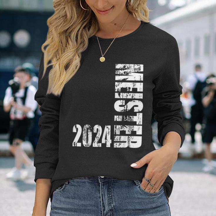 Meister 2024 Aufsteigerintage Motif Team Football Fun Langarmshirts Geschenke für Sie