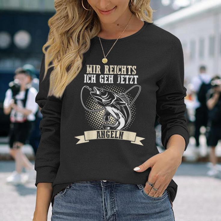 Mir Reichts Ich Geh Jetzt Angeln Ruhestand Black Langarmshirts Geschenke für Sie