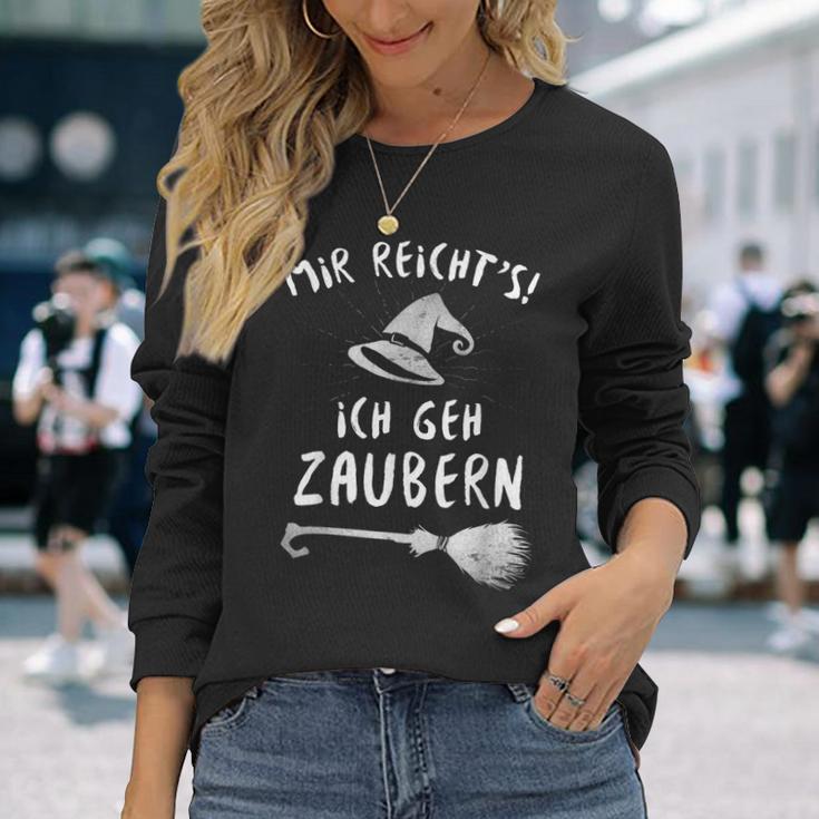 Mir Reichts Ich Geh Zaubern Magic Witch Costume Langarmshirts Geschenke für Sie