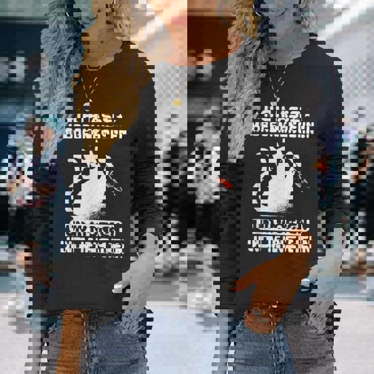 Morgenmuffel Morgen Und Menschen Ich Hasse Morgenschen Langarmshirts Geschenke für Sie