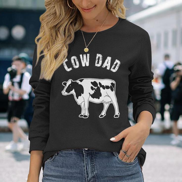 Niedliche Kuh Papa Illustration Liebhaber Landwirt Für Langarmshirts Geschenke für Sie