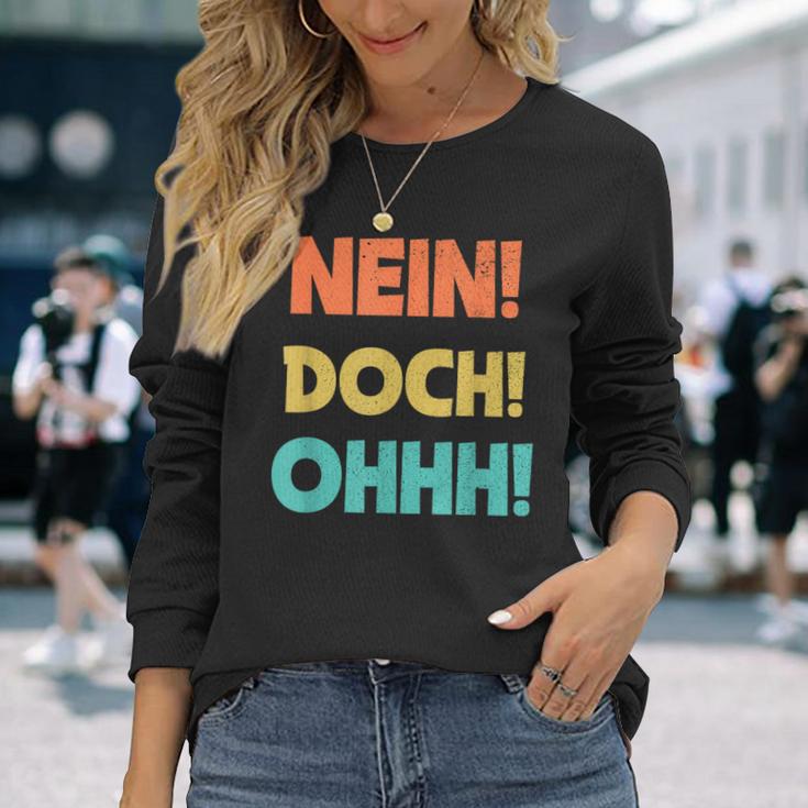 No Doch Ohhh Langarmshirts Geschenke für Sie