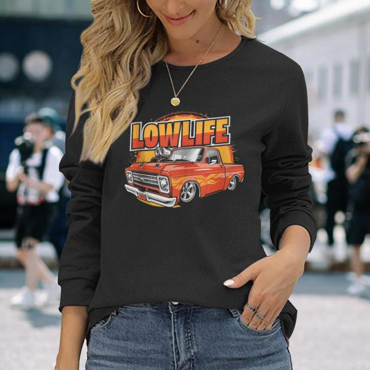 Obs Lowered Car Square Body Pickup Trucks Lowered Truck Long Sleeve T-Shirt Gifts for Her