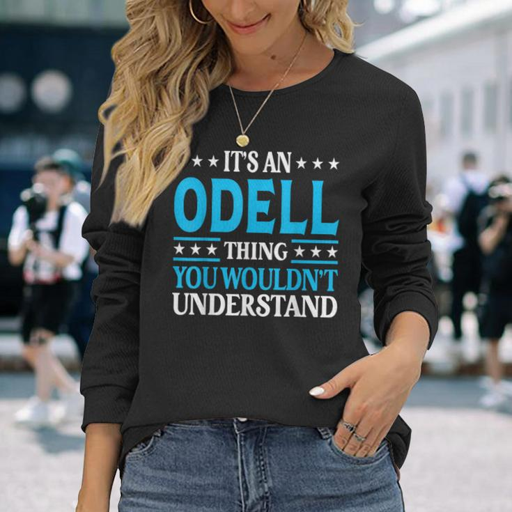 Odell Thing Surname Team Family Last Name Odell Long Sleeve T-Shirt Gifts for Her