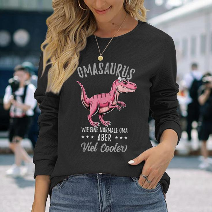 Omasaurus Lustiges Oma Muttertag Langarmshirts Geschenke für Sie