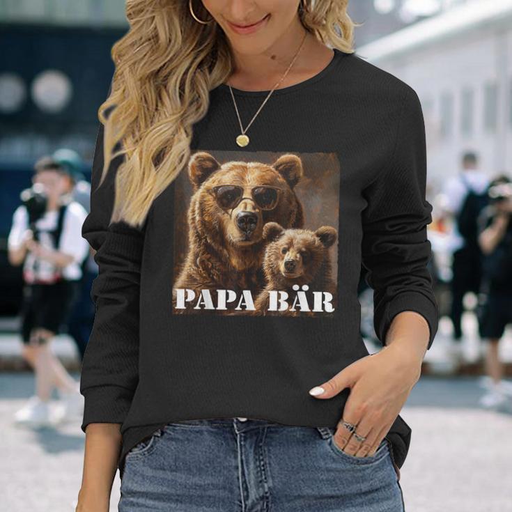 Papa Bär Geschenkatertag & Geburtstag Für Den Besten Papa Langarmshirts Geschenke für Sie