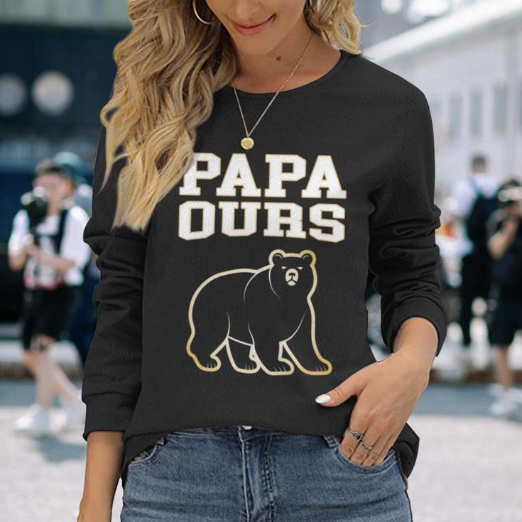 Papa Bär Lustiges Geschenk Für Familieerschiedene Motive Für Herren Langarmshirts Geschenke für Sie