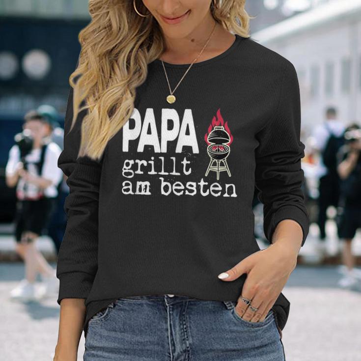 Papa Grillt Am Beste Griller Am Ort Langarmshirts Geschenke für Sie