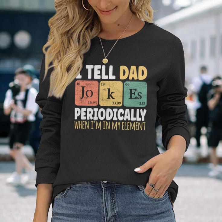 Papa- Ich Erzähle Papa Witze Regelmäßigatertag Langarmshirts Geschenke für Sie