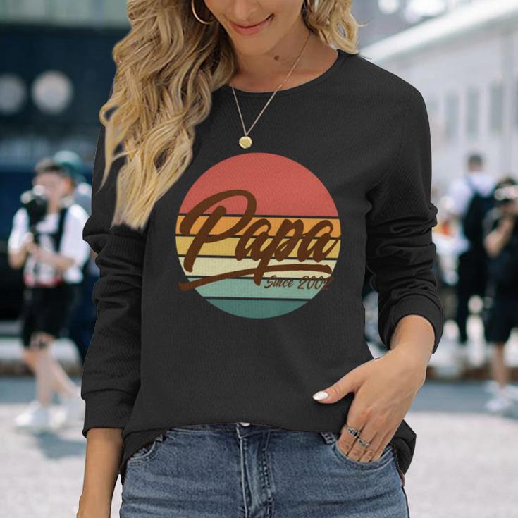 Papa Seit 2002 19 Geburtstag 19 Jahre Alt Papa Langarmshirts Geschenke für Sie