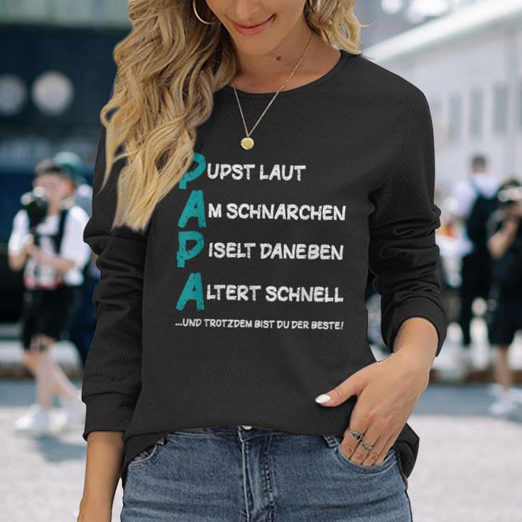 Papa Trotzdem Bist Du Der Beste Father's Day Langarmshirts Geschenke für Sie