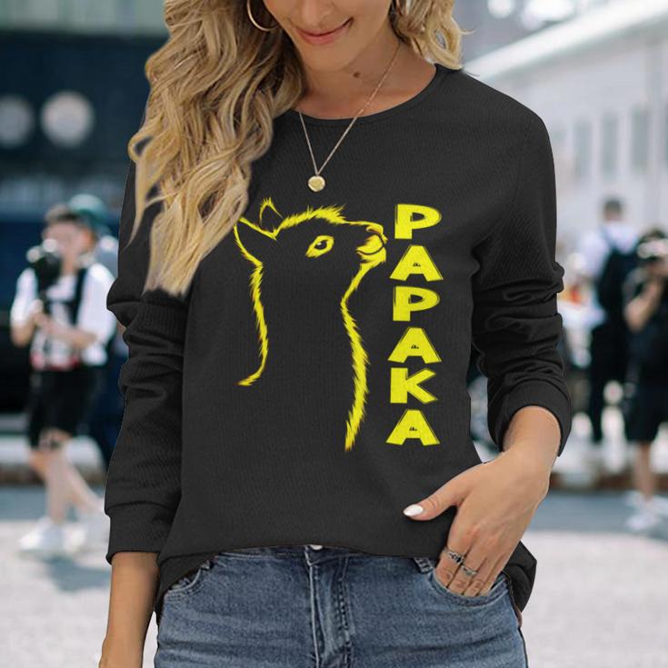 Papakaatertag Bester Papa Alpaka Langarmshirts Geschenke für Sie