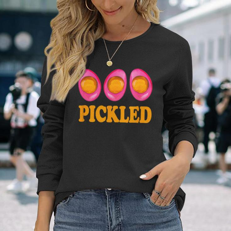 Pickled Eggs Pennsylvania Dutch Family Tradition Egg Recipe Long Sleeve T-Shirt Gifts for Her