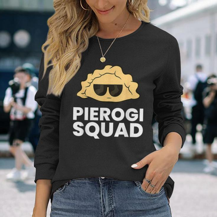 Pierogi Squad Poland Pierogi Langarmshirts Geschenke für Sie