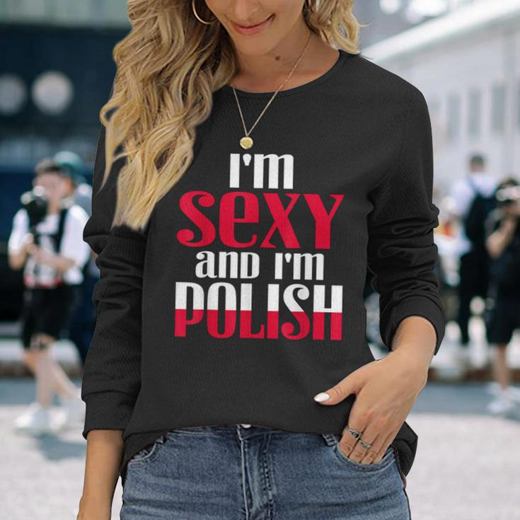 Poland Polska Poland Slogan For Proud Poland And Polinners Langarmshirts Geschenke für Sie