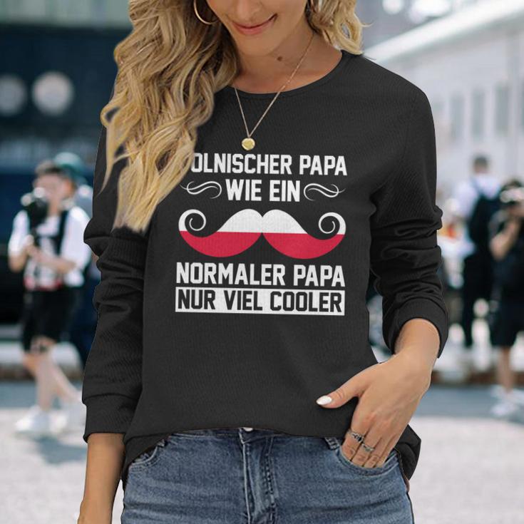 Polnischer Papa Polenateratertag Pole Polnisches Langarmshirts Geschenke für Sie