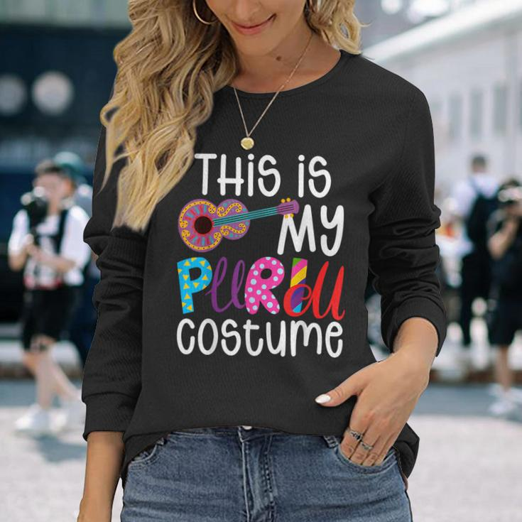 This Is My Purim Costume Jewish Happy Purim Long Sleeve T-Shirt Gifts for Her