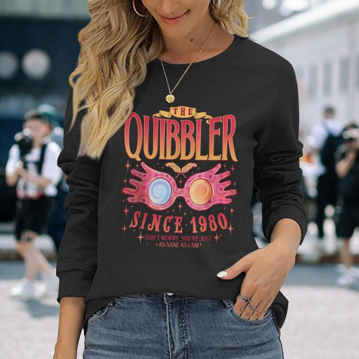 The Quibbler Since 1980 Bookish Fantasy Reader Book Lover Long Sleeve T-Shirt Gifts for Her