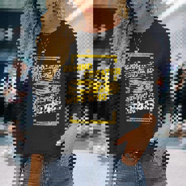 Race Car Outfit For A Race Car Driver Long Sleeve T-Shirt Gifts for Her