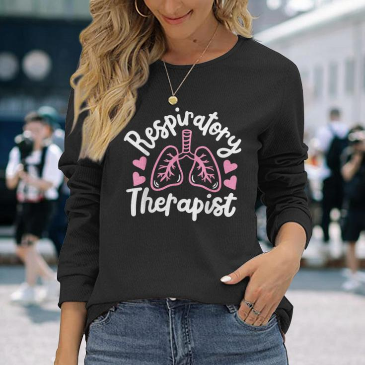 Respiratory Therapist Rt Registered Long Sleeve T-Shirt Gifts for Her